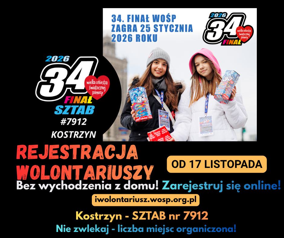 Zostań wolontariuszem WOŚP 2026!