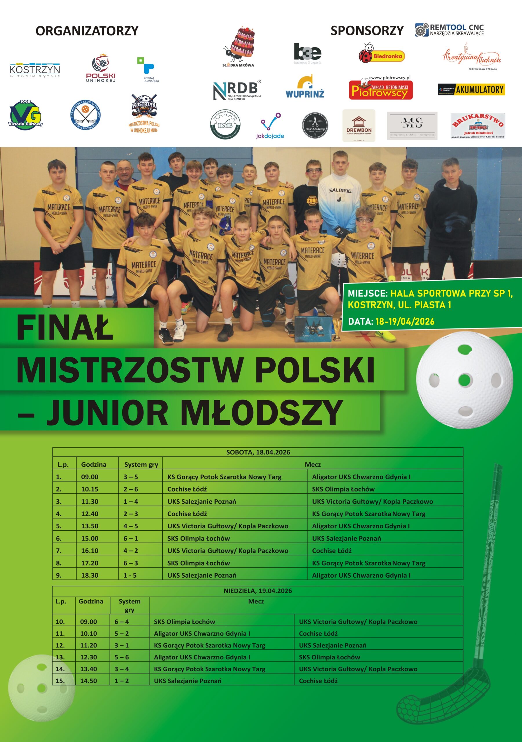 Finał Mistrzostw Polski w Unihokeju