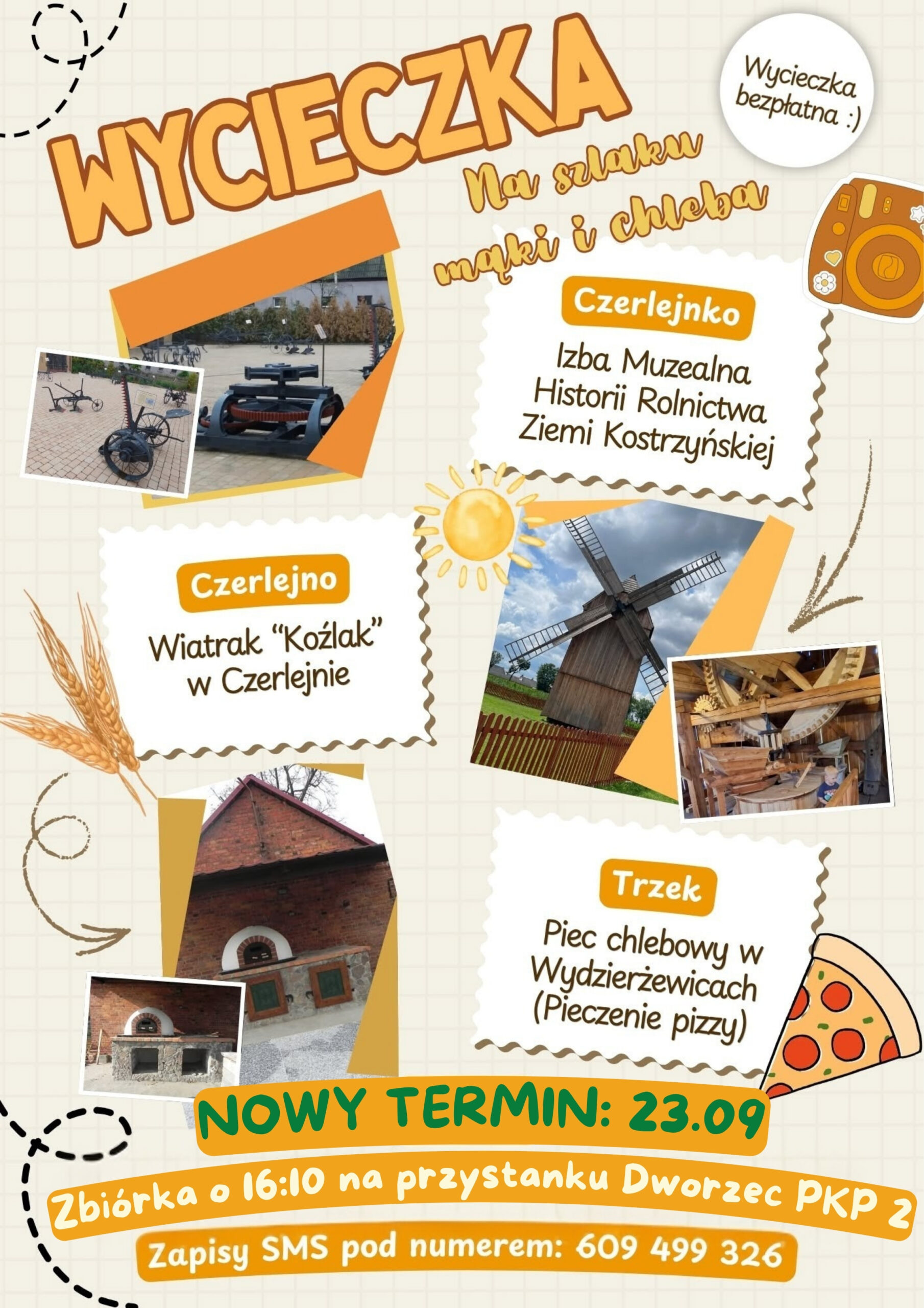 Wycieczka na szlaku mąki i chleba