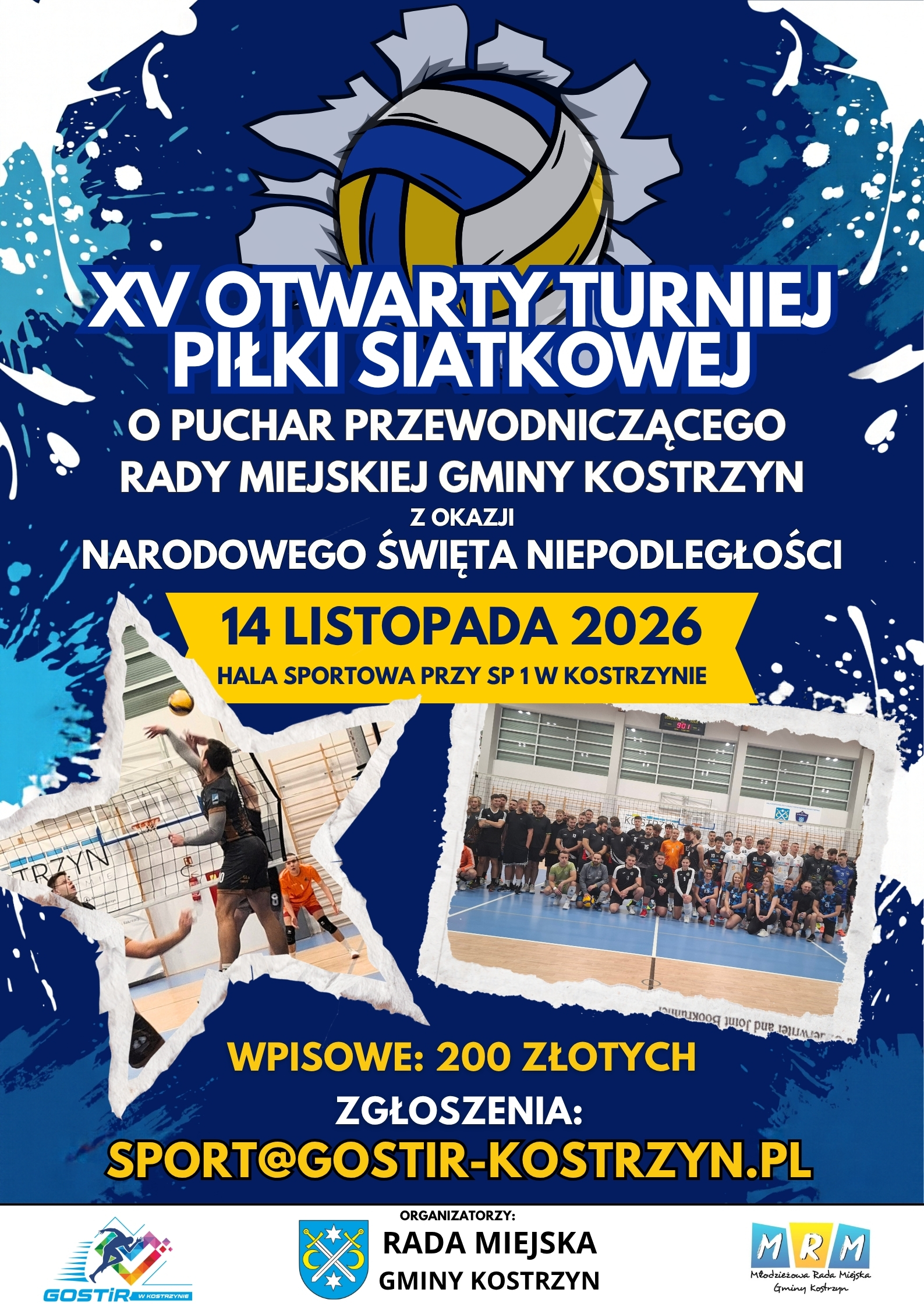 Ruszają zapisy na XV Turniej Siatkówki w Kostrzynie! Zgłoś swoją drużynę